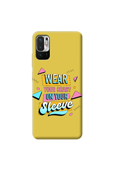 Other Xiaomi Redmi Note 10 Pro 5G Wear Your Heart Yellow Colored Silicone TPU...