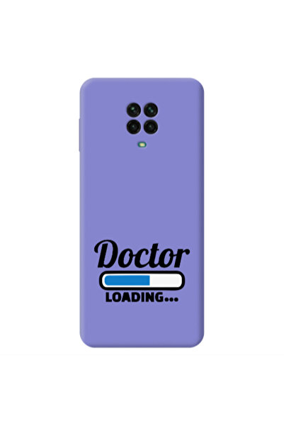 Other Xiaomi Redmi Note 9 Pro Doctor Loading Purple Colored Silicone TPU Θήκη