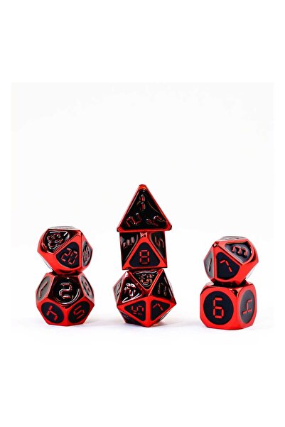 FanRoll Set de Zaruri Metalice FanRoll, 7 bucati, Culoare Multicolor, 16mm