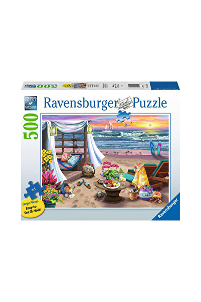 RAVENSBURGER Puzzle 500 piese - Odihna la malul marii