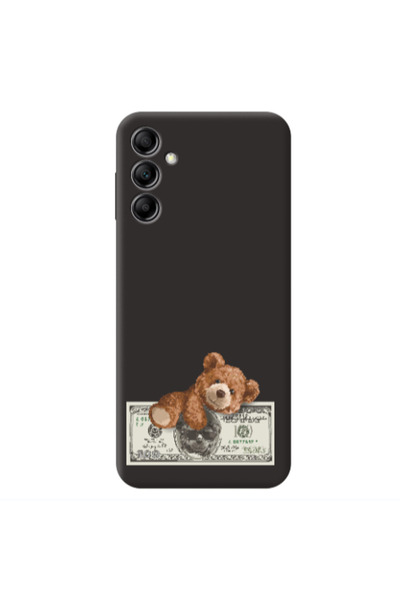 Other Samsung A14 5G Money Style Black Colored Silicone TPU Θήκη