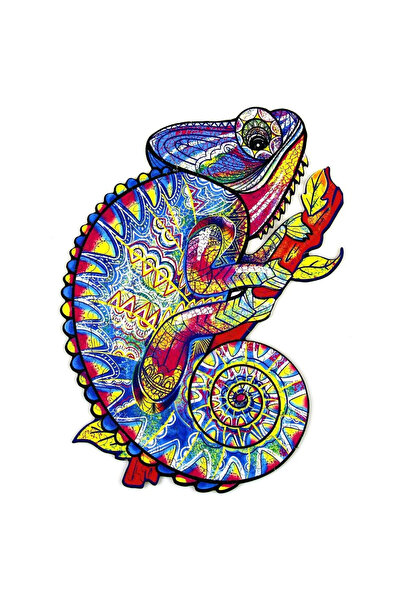 RECENT TOYS Puzzle lemn Kameleon multicolor 195 piese