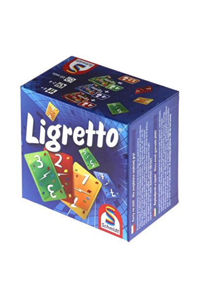 G3 Ligretto - Joc de cărți albastru pentru întreaga familie, 8+
