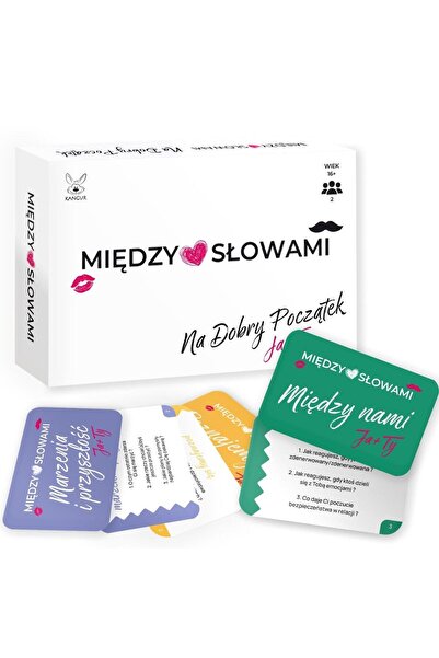 Kangur Joc de carti Miedzy Slowami Na Dobry Poczatek, pentru cupluri, 2 jucat...