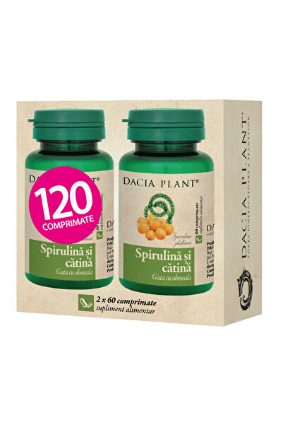 Dacia Plant Spirulina si Catina 120cpr