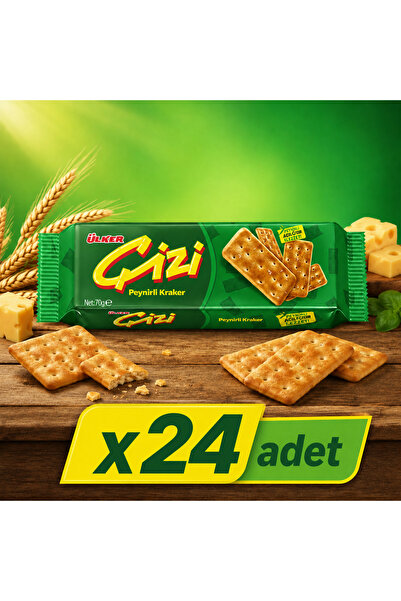 Ülker Çizi Peynirli Kraker (70 g) x24 adet