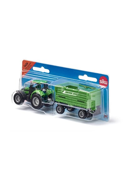 Siku Traktor Deutz-Fahr z przyczepą 2-osiową Fortuna
