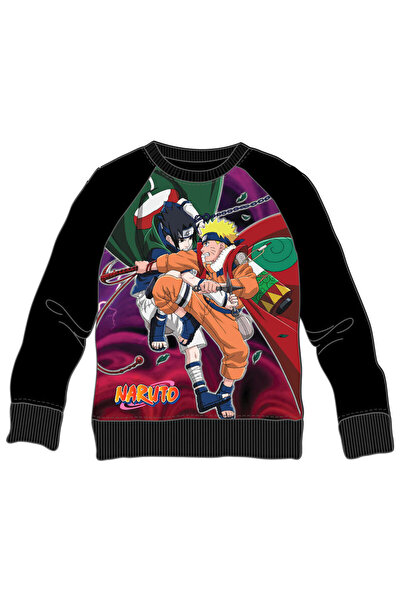 OEM Pierrot - Bluză pentru copii Sasuke și Naruto cu tematică de luptă - Tric...