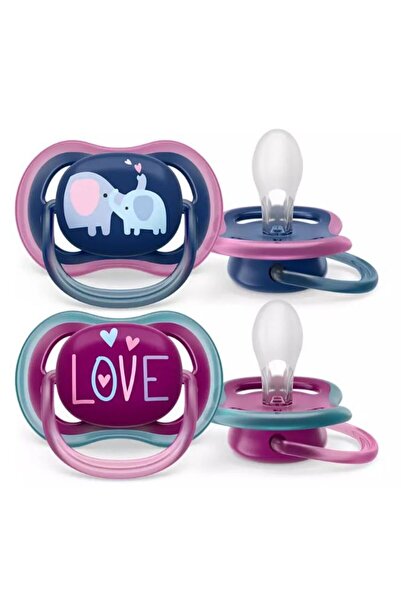 Philips Avent Avent Ultra Air Πιπίλα 18+μηνών Κορίτσι Ελέφαντας-Αγάπη (SCF349...