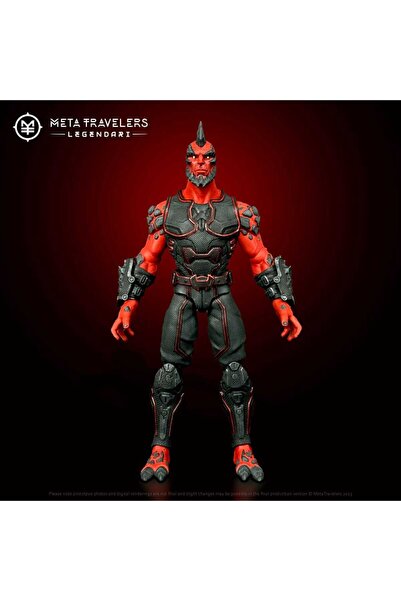 OEM Figurină de Acțiune 1/10 Crimson Enforcer de la Four Horsemen Studios, 18 cm