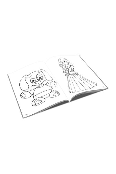 MC Micostore Книжка за оцветяване А4, Момичета, 96 страници, Юникарт