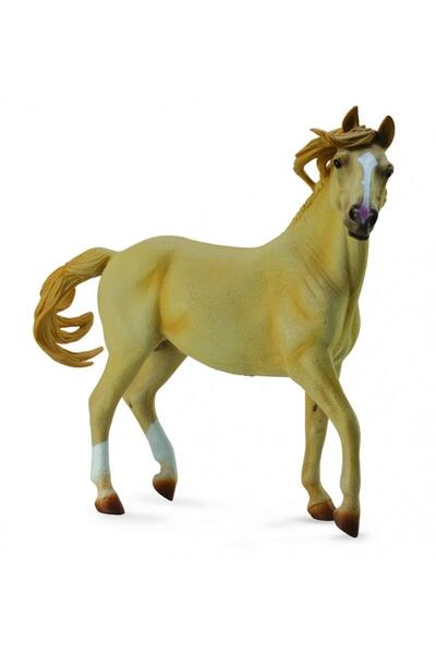 OEM Figurina cal, Mustang Light Palomino Deluxe, Collecta, Maro