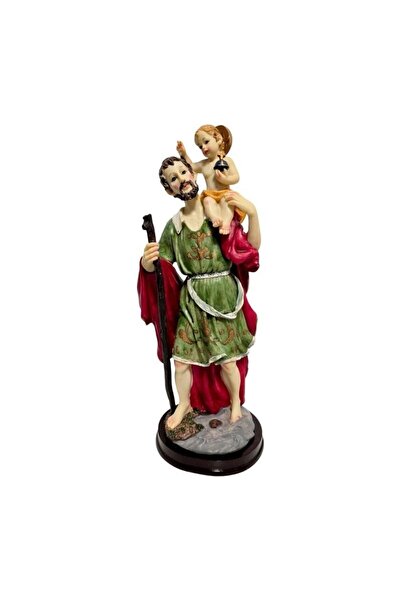 OEM Artă Sacramentară Figurina Sfântul Cristofor patronul soferilor 33 cm