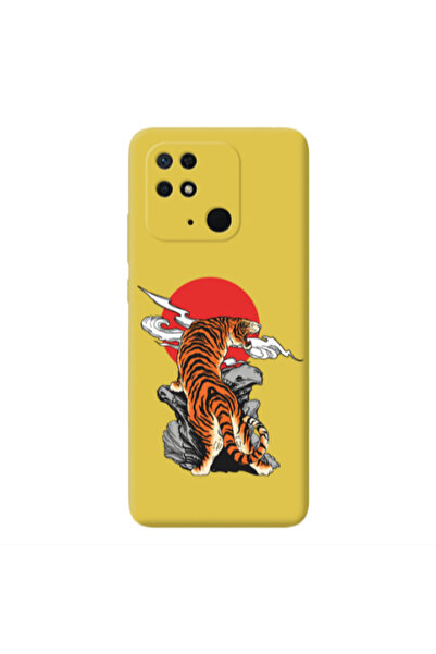 Other Xiaomi Redmi 10C Angry Gorilla Yellow Colored Silicone TPU Θήκη