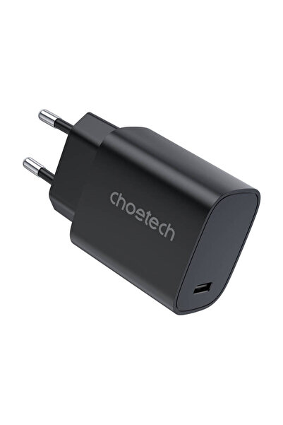 CHOETECH Q5004 20W USB-C Γρήγορος Φορτιστής Τοίχου, Μαύρος