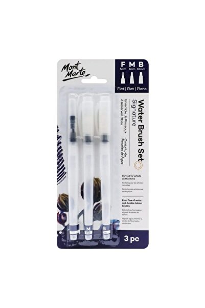 MC Micostore Pensula cu rezervor Mont Marte BMHS0045, varf drept, pentru acua...