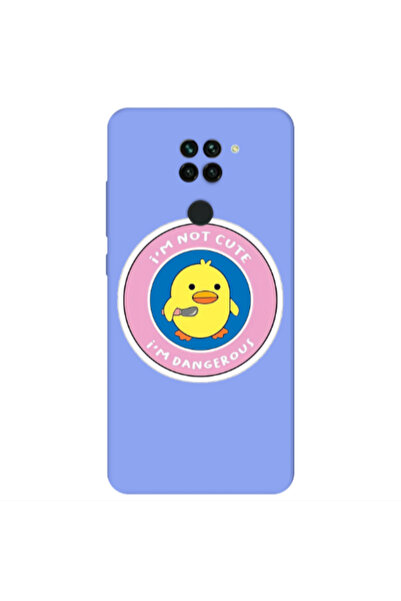 Other Xiaomi Redmi Note 9 I m dangerus Light Purple Colored Silicone TPU Θήκη