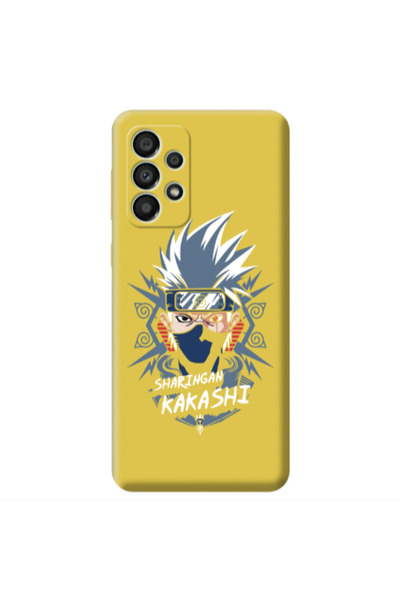 Other Samsung A53 Anime Mangoo Yellow Colored Silicone TPU Θήκη