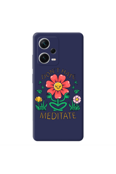 Other Xiaomi Poco X5 Meditate Dark blue Colored Silicone TPU Θήκη