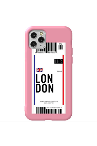 Other Apple iPhone 11 Pro London Arrival Pink Colored Silicone TPU Θήκη
