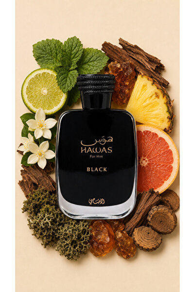 Rasasi Hawas Black Eau De Parfüm 100 ml