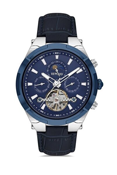 Reward Rd33013M Leather Cord Automatic Men Wrist Watch