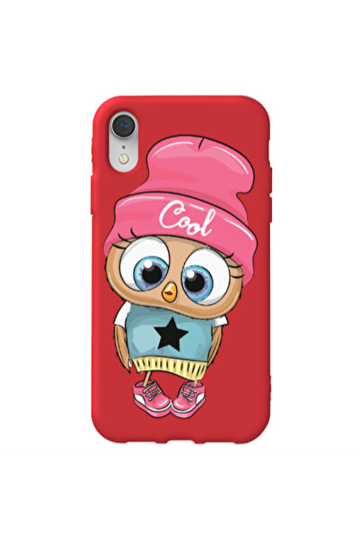 Other Apple iPhone Xr Cool Star Red Colored Silicone TPU Θήκη