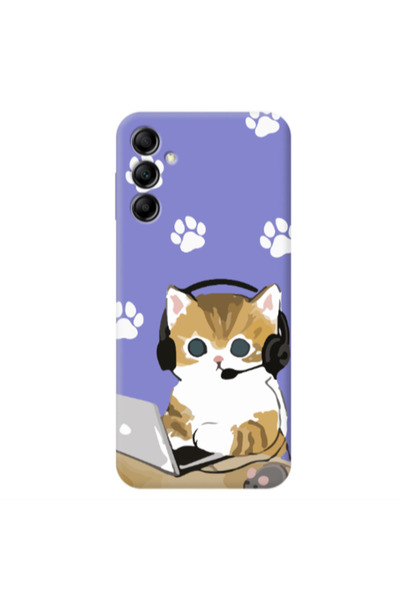 Other Samsung A24 Call Center Purple Colored Silicone TPU Θήκη