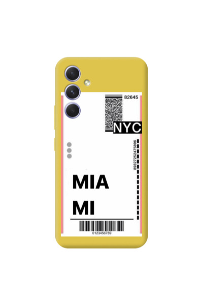 Other Samsung A26 Miami NYC Yellow Colored Silicone TPU Θήκη