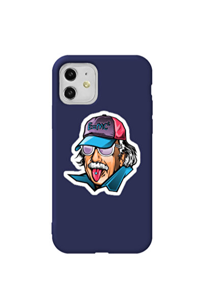 Other Apple iPhone 11 Einstein Dark blue Colored Silicone TPU Θήκη