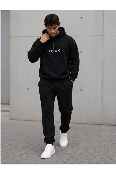 COMANCHERO Unisex Relax Front Printed Top and Bottom Tracksuit Set
