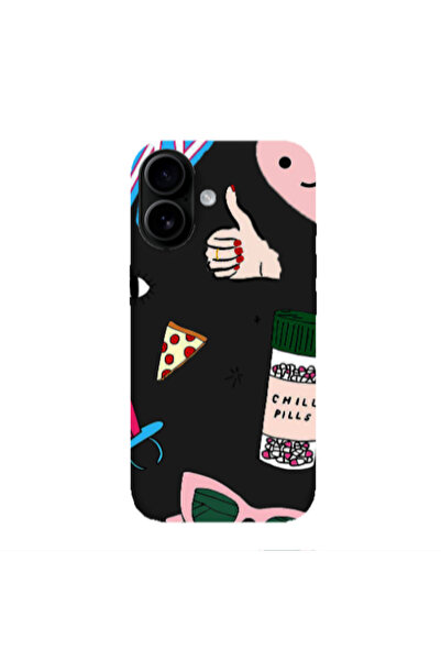 Other Apple Iphone 16 plus Chill Black Colored Silicone TPU Θήκη