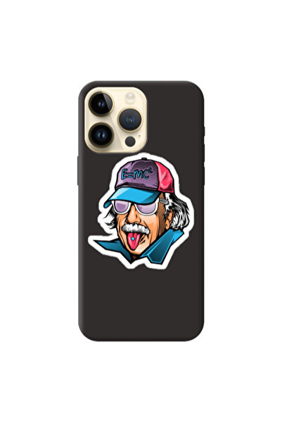 Other Apple iPhone 13 Pro Max Einstein Black Colored Silicone TPU Θήκη
