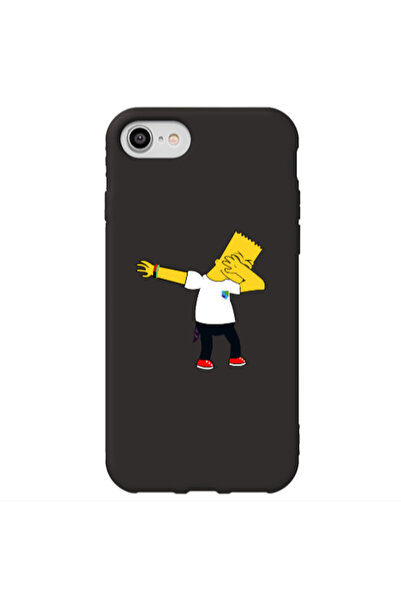 Other Apple iPhone 7 Simpsons2 Black Colored Silicone TPU Θήκη