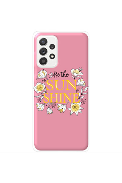 Other Samsung A72 Sun Shine Pink Colored Silicone TPU Θήκη