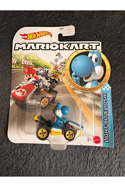 HOT WHEELS Light Blue Yoshi Mario Kart Single (Mario) Krtl.7A.