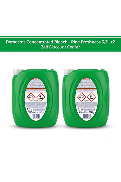 Domestos Înălbitor concentrat - Prospețime de pin 3.2L x2