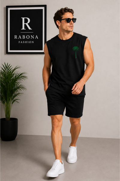 Rabona Fashion Saudi Palm Sleeveless Tank Top