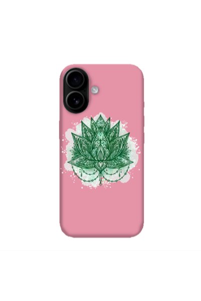 Other Apple Iphone 16 plus Witch leaf Pink Colored Silicone TPU Θήκη