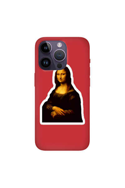 Other Apple iPhone 14 Pro Davinci Red Colored Silicone TPU Θήκη
