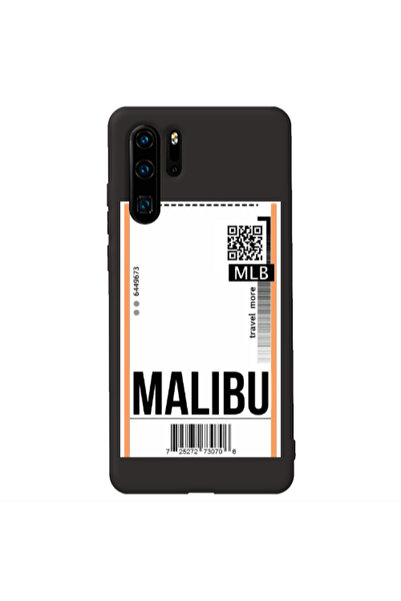 Other Huawei P30 Pro Malibu Travel More Black Colored Silicone TPU Θήκη