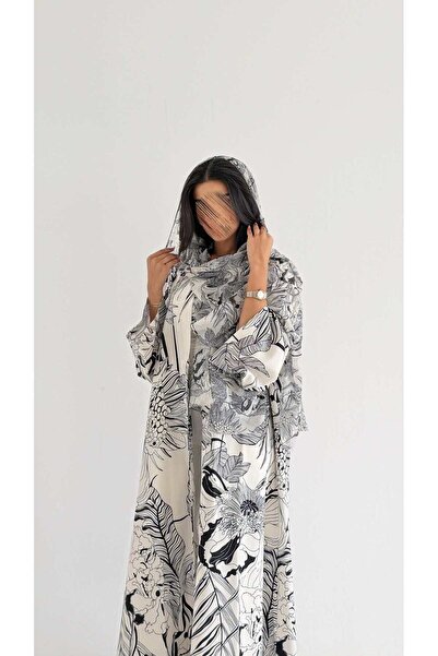 AYA MWT1140 - عباية طباعة | Printed Abaya