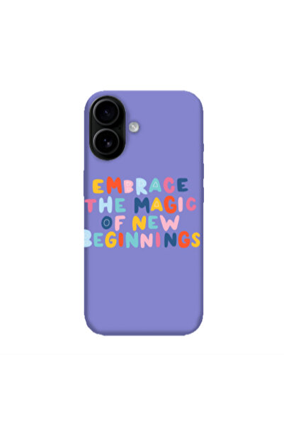 Other Apple Iphone 16 plus Embrace Purple Colored Silicone TPU Θήκη