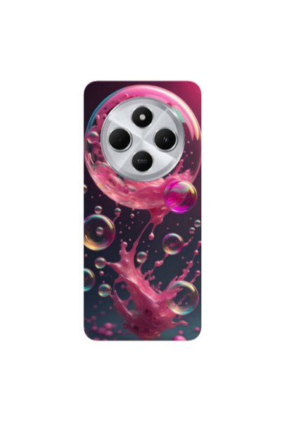 Other Xiaomi Redmi 14c Pink balloon Transparent Silicone TPU Θήκη