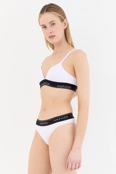 Naphor Signature Noir White Brazilian Panties