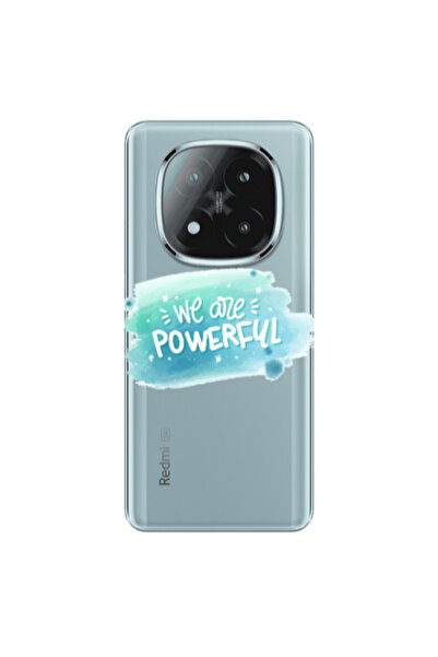 Other Xiaomi Redmi Note 14 Pro + 5g We are Powerful Transparent Silicone TPU ...