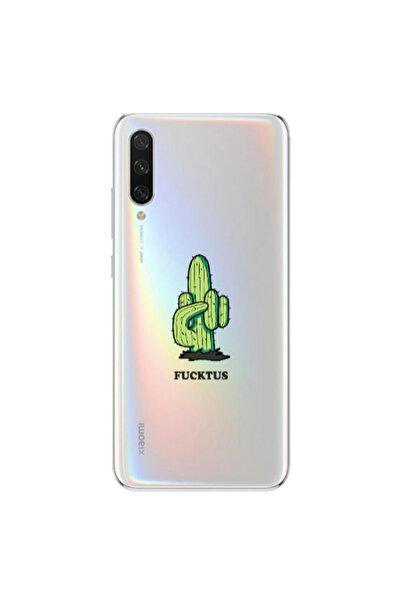 Other Xiaomi Mi 9 Lite Green Cactus Transparent Silicone TPU Θήκη