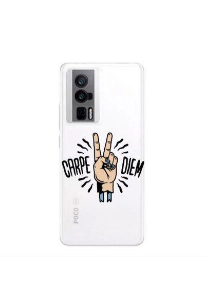 Other Xiaomi Poco F5 Pro Carpe Two Diem Transparent Silicone TPU Θήκη