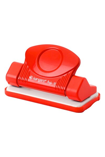 MC Micostore Perforator Perfo-10, 10 coli, metalic, rosu
