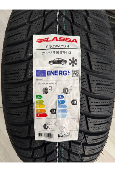 Lassa / 215/55R16 (SNOWAYS 4) 2025 KIŞ LASTİĞİ (1 ADET FİYATIDIR. EN AZ 2 ADE...
